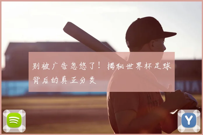 别被广告忽悠了!揭秘世界杯足球背后的真正分类